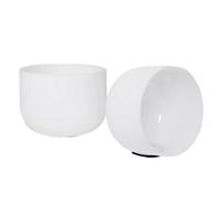 Cristal Cuenco tibetano Cuenco de cristal for meditación 14 pulgadas, masaje profesional Yoga, terapia curación sonido, Cuencos Cantores profesionales(14 Inch G Note 432HZ)