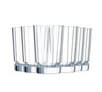 Cristal D'Arques Paris - Colección Macassar - 6 Vasos 36 cl - Brillo, Transparencia y Alta Resistencia - Fabricado en Francia