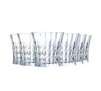 Cristal D'Arques Q7713 Vaso Lady Diamond, 27 apacidad | Cristalín sin plomo, vasos para zumo, refresco y whisky, apto para lavavajillas, ideal uso diario y hostelería