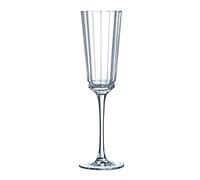 Cristal D'Arques Set de 6 copas flauta Macassar de cristalín 17 cl | Transparente, Cristalín, formato alto, acabado brillo, 17 cl, 6 piezas, apto para frigorífico, fácil de limpiar