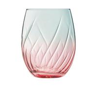 Cristal D'Arques Swirly Spring Caja 4 Vasos Altos Cristalín 36 ristalin Apto Frigorífico Material 100% Saludable