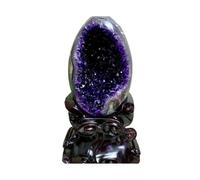 Cristal de amatista, Bolsa de dinero cueva amatista, decoración cuenca del tesoro, violeta, 3000-10000g(4000-5000g)