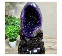 Cristal de amatista, Bolsa de dinero cueva amatista, decoración lavabo del tesoro, varios pesos violeta(6000-7000g)