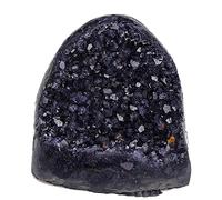 Cristal de amatista, Racimo de cuarzo geoda cristal amatista natural, piedra preciosa cruda 8,3x7,2x9,2 cm(XS)