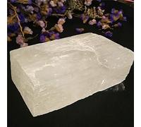 Cristal de calcita óptico transparente natural Cubo de cristal de piedra caído Mineral áspero Espécimen-300g_