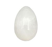 Cristal De Cuarzo Rosa Rosa Natural Yoni Egg BallMeditation,jade De Mármol Blanco