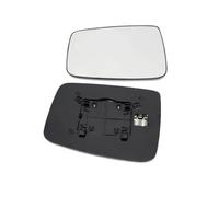 Cristal de Espejo Compatible Con Dodge Para Ram 1500 2500 2009 2010 2011 2012 2013 2014 2015 2016 2017 2018 2019 Espejo De Puerta De Coche Con Para Gran Angular Calefactable(Left)