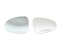 Cristal de Espejo Compatible Con VW Para Touareg 2011 2012 2013 2015 2017 2018 Auto Izquierdo Derecho Ala Climatizada Espejo Trasero Vidrio Retrovisor Lateral 7P6857521 7P6857522(Left and Right)