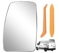 Cristal de espejo de repuesto para Re/nau-lt Master 2010-2021/Opel Movano 2010-2023/Nissan NV400 2010-2021, calefactable cristal de espejo de repuesto (Lzquierda/lato guidatore)