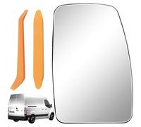 Cristal de espejo de repuesto para Re/nau-lt Master 2010-2021/Opel Movano 2010-2023/Nissan NV400 2010-2021 calefactable cristal de espejo de repuesto(lado del pasajero/derecho)