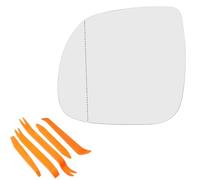 Cristal de espejo de repuesto para VW T5 (2010-2015) T6 (2016-2021) Calentable Espejo retrovisor exterior de repuesto para VW Transporter Caravelle (2014-2018) Izquierda(Lado del conductor)