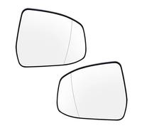 Cristal de Espejo para Ford para Focus MK2 MK3 2008-2018 para Mondeo MK4 2010-2014 Espejo Izquierdo Derecho Placa Calefactable Vidrio Retrovisor Convexo Gran Angular Cristal de Espejo Exterior(Pair)