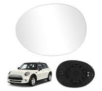 Cristal de Espejo Reemplazar para Mini Cooper F55 F56 F57 F60 2013-2020, Lente Marcha Atrás Retrovisor Exterior Ajustable, Retrovisor Exterior Ajustable Adecuado (Izquierda)