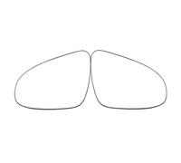 Cristal de Espejo Reemplazar Para Toyota Para YARIS 87931-0DB01 87931-0DA91 Lente Retrovisor Cristal Con Espejo Calefactado Lateral Transmisión Delantera Cristal De Retrovisor(A pair)