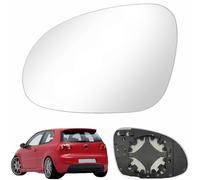 Cristal de Espejo Reemplazar para Volks wagen Pa ssat B6 07-11,Je tta V 06-11,Go lf MK5,Retrovisor Exterior Ajustable,Calentado Retrovisor Espejo,Lado del Pasajero Espejos Retrovisor Lateral