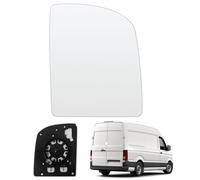 Cristal de Espejo Reemplazar para VW Crafter 2017-2023, Retrovisor Exterior Ajustable Adecuado Lente de Marcha Atrá, Espejo Retrovisor Superior Calefactable (Derecha)