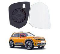 Cristal de Espejo Retrovisor para Citro-en C4 AIRCROSS 2010-2017, Cristal de Retrovisor Exterior Calefacción Impermeable,left-1pcs