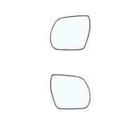 Cristal de Espejo Retrovisor Para Hyundai Para Santa Para Fe 2010-2012 Espejo Lateral Coche Espejos Retrovisores Puerta Lente Cristal Con Calefacción 87621-3J000(A pair)