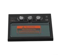 Cristal de filtro de soldadura automático oscurecimiento solar LCD, disco protector DIN9-DIN13, tiempo de reacción 0,1 ms, protección UV/IR para cascos de soldadura, accesorios, 110 x 90 mm