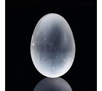 Cristal De Huevo De Selenita Natural, Cuarzo, Piedra Natural De Cuarzo, Piedra Energética Decorativa Para El Hogar, Adornos Minerales, Regalo,Selenita Natural,1 PC