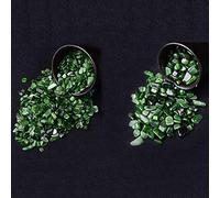 Cristal de jaspe verde natural Piedra caída Piedra preciosa Mineral Chip Decoración para el hogar Piedras naturales y minerales Piedra natural Crystal-7-10mm