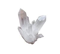 Cristal de meditación Natural Clúster de Cristal de Cuarzo Blanco Natural, for Decorar Piedra de Cristal (Size : 80-100g)