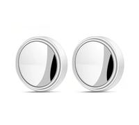 Cristal De Retrovisor 2 Uds 360 Grados HD Circular Espejos Retrovisores De Coche Marcha Atrás Punto Ciego Auxiliar Autopartes(WHITE)