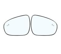 Cristal de Retrovisor Compatible Con Lexus Para ES IS 2013-2017 Para CT 2011-2018 Para GS 2012-2017 Para RC 2014-2018 Espejo Retrovisor Coche Calefacción Ciego(1 pair)