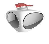 Cristal de retrovisor exterior Espejo Punto Ciego Para Coche Gran Angular Rotación 360 grados Convexo Ajustable Seguridad Estacionamiento Vista Trasera Derecha(White-Right)