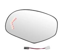 Cristal De Retrovisor Para Chevrolet Para Avalanche Para Silverado Para Suburban Para Tahoe Lente Cristal Espejo Retrovisor Calefactado Con Señal Giro(Left Driver)