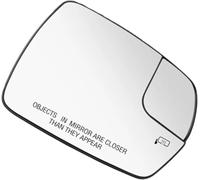 Cristal del espejo exterior Para Edge 2015 2016 2017 2018 LHD FT4Z17K707G FT4Z17K707H Lente de cristal para espejo retrovisor lateral calefactable(Right)