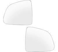 Cristal del Espejo Retrovisor Trasero Para Tesla Modelo Y 2019-2024 Espejo retrovisor gran angular Lente térmica Impermeable Antideslumbrante para Grande(Blanco,Left Right)