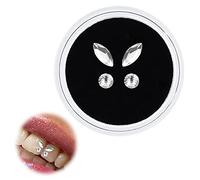 Cristal dental, joyería dental, sarro, adornos para dientes, 4 piezas/caja, piedras preciosas, belleza, diamante dental, decoración de dientes, cristal, cristal, belleza, gema, rhinestone, joyas