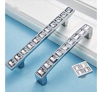 Cristal Diamante Pomos Tiradores de Muebles,Tiradores Pomo de Armario, Tirador para Cajón, Pomos y Tiradores de Muebles, Pomos para Puertas