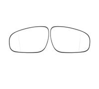 cristal espejo coche Compatible con Toyota para Crown 2015-2019 lentes de espejo retrovisor lateral de coche, lente de vidrio reflectante con calefacción(2PCS left and right)