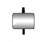 Cristal Espejo Reemplazar Espejos retrovisores irrompibles para asientos coche ajustables y orientados hacia atrás. Se instalan en el reposacabezas coche. Retrovisor Lado Derecha(BLACK 1PC)