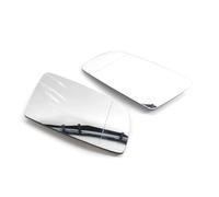 Cristal Espejo Repuesto Para 5 Series Para E60 Para E61 Para E63 Para E64 2003-2008 Lado Izquierdo Derecho Espejo Retrovisor Calefactado Azul Vidrio Gran Angular(A pair white)