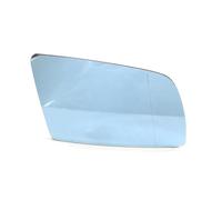 Cristal Espejo Repuesto Para 5 Series Para E60 Para E61 Para E63 Para E64 2003-2008 Lado Izquierdo Derecho Espejo Retrovisor Calefactado Azul Vidrio Gran Angular(Right blue)