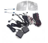 Cristal espejo retrovisor Compatible Con Benz Para Clase GL W164 2009-2016 Espejo Retrovisor Lateral Con Lente De Cristal Azul Ángulo Muerto OEM: A1668100419(White)