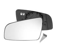Cristal Espejo retrovisor Exterior para Opel Zafira B 2005-2008 Espejo Retrovisor con Calefacción Lado Izquierdo Y Derecho con Placa De Soporte Cristal Espejo Reemplazar(Left Side)
