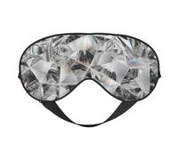 Cristal estilo textura de diamante, Cubreojos completos Antifaz bloqueador de luz Antifaz para dormir Antifaz suave con los ojos vendados Noche