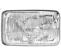 Cristal, faro principal HELLA 9ES 120 743-001 para MAN F9 9.51 1983-1986