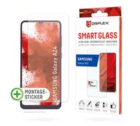 Cristal inteligente DISPLEX (9H) para Samsung Galaxy A24/A25 5G Adhesivo de montaje, irrompible, ultrafino, invisible