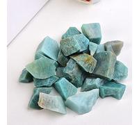 Cristal Natural Cuarzo Minerales Espécimen Amatista Cuarzo Rosa Forma Irregular Piedra Roca áspera Decoración del Hogar, Amazonita, 100g