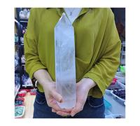 Cristal Natural en bruto 1 Uds. Columna de cristal blanco Natural varita de cuarzo punto obelisco (Size : 1.4-1.6kg)