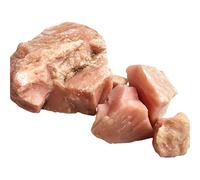 Cristal natural en bruto 100g Talco rosa natural Enseñanza Uso médico experimental Muestras Colección de piedras decorativas
