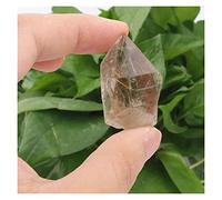 Cristal Natural en bruto 3-5cm pelo de oro Natural cristal cuarzo rutilado punto de piedra en bruto 1 pieza Inicio Colecciones