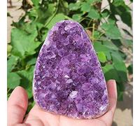 Cristal natural en bruto for 220-790g Cristal de amatista natural Racimo Púrpura Cuarzo Brasil Cristales Decoración for el hogar (Size : 200-250g)