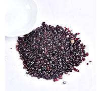 Cristal natural grava espécimen de cuarzo rosa amatista decoración del hogar acuario piedra mineral roca, granate, 100 g