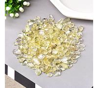 Cristal Natural Grava Espécimen Rosa Cuarzo Amatista Decoración Hogar Acuario Piedra Piedra Mineral, Citrino, 100g